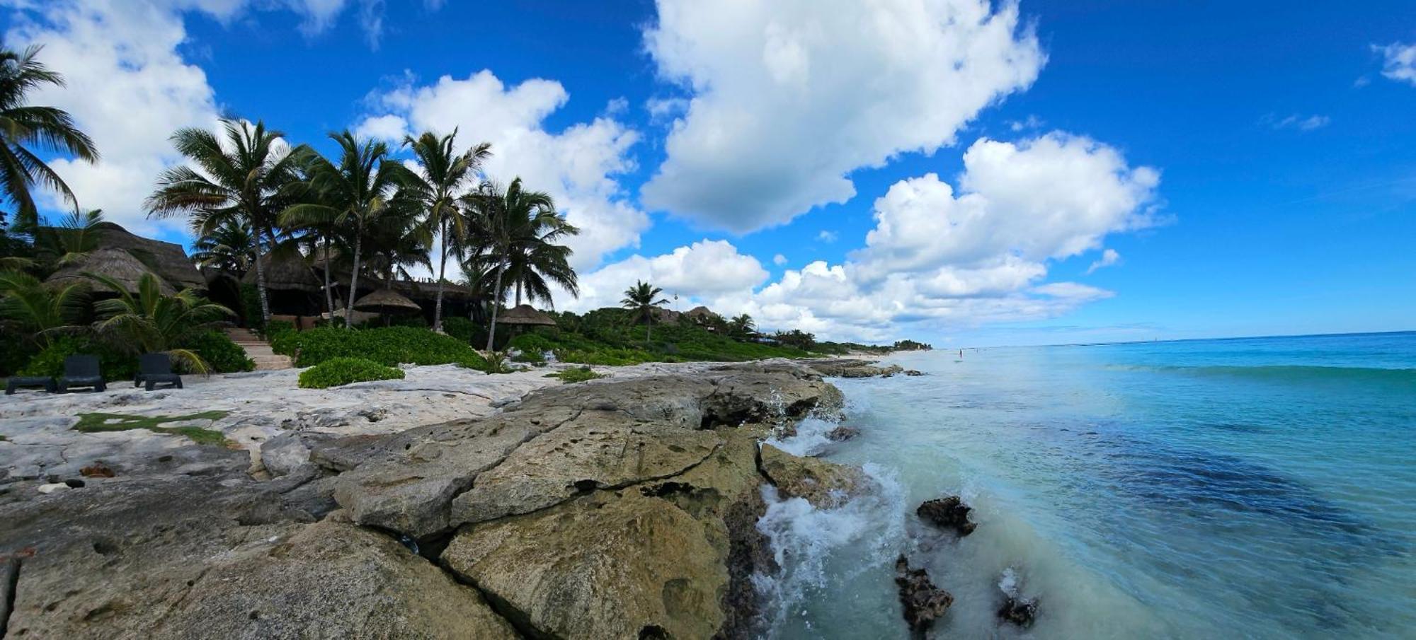 Cabanas Playa Condesa Tulum Bagian luar foto