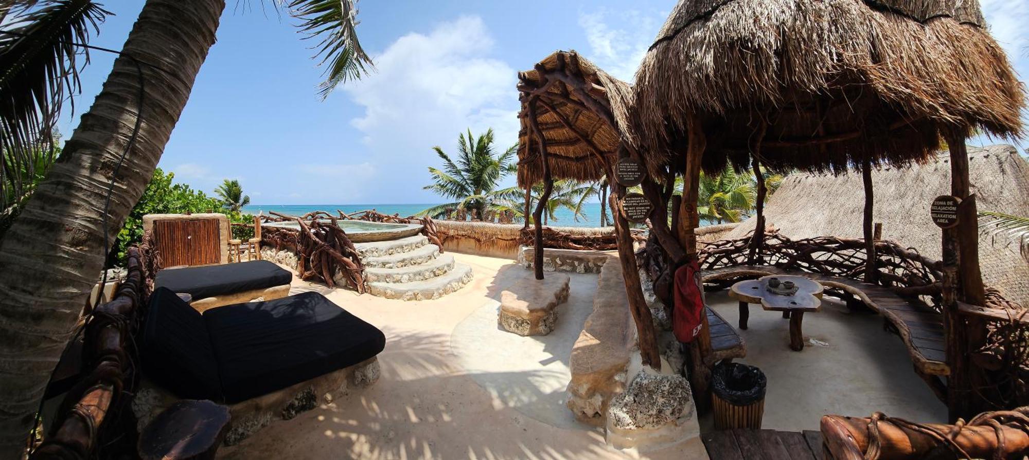 Cabanas Playa Condesa Tulum Bagian luar foto