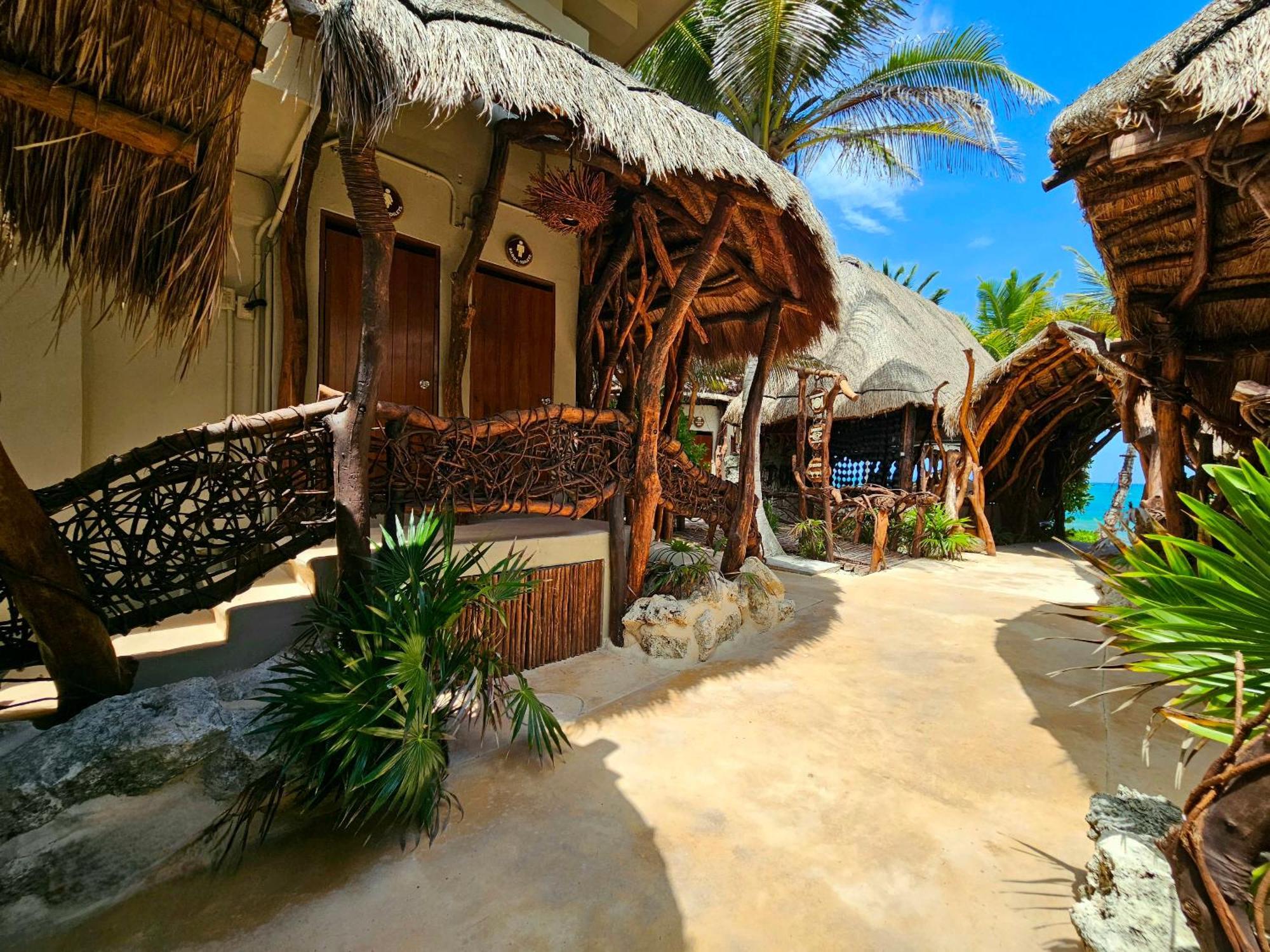 Cabanas Playa Condesa Tulum Bagian luar foto