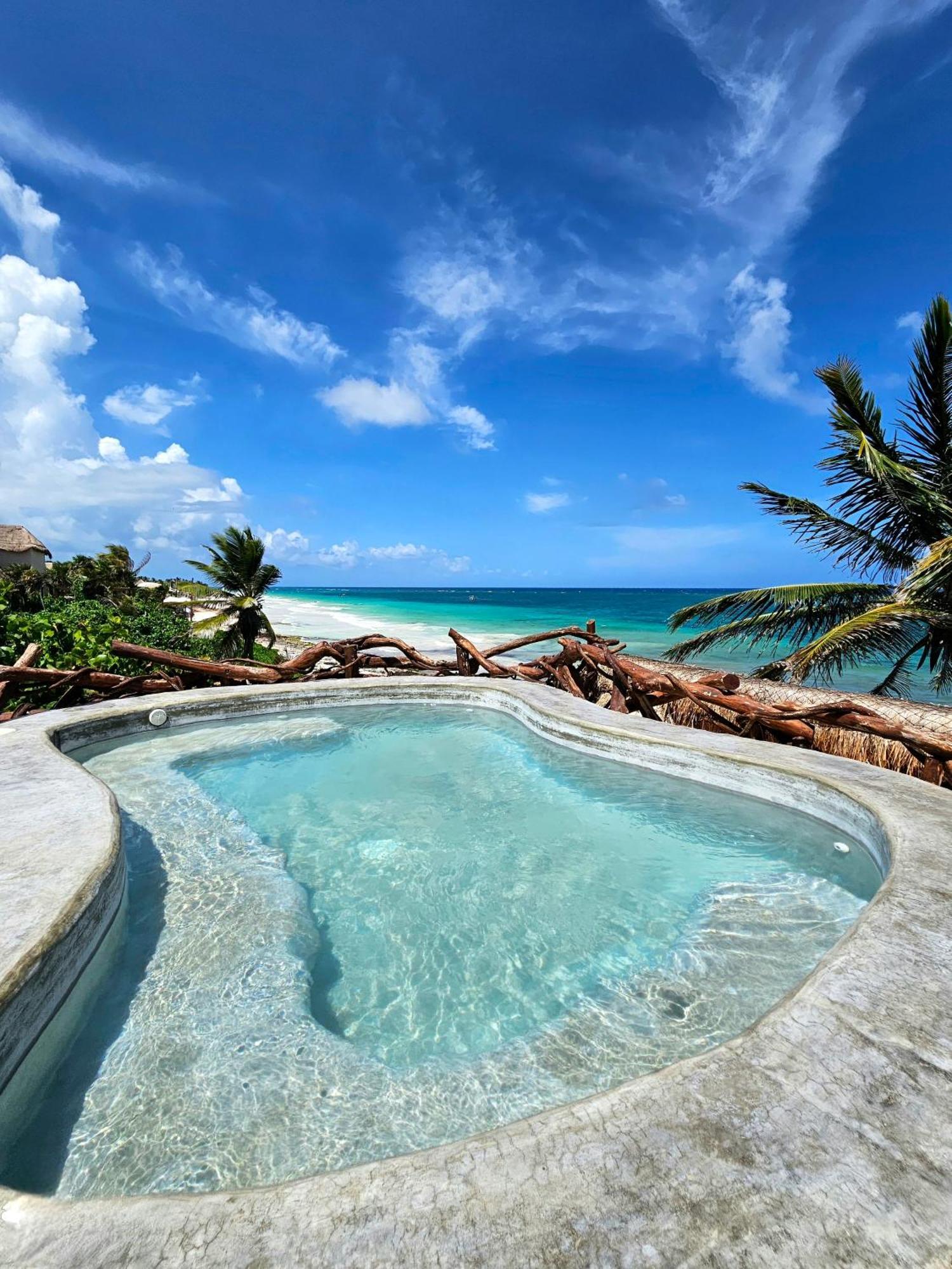 Cabanas Playa Condesa Tulum Bagian luar foto