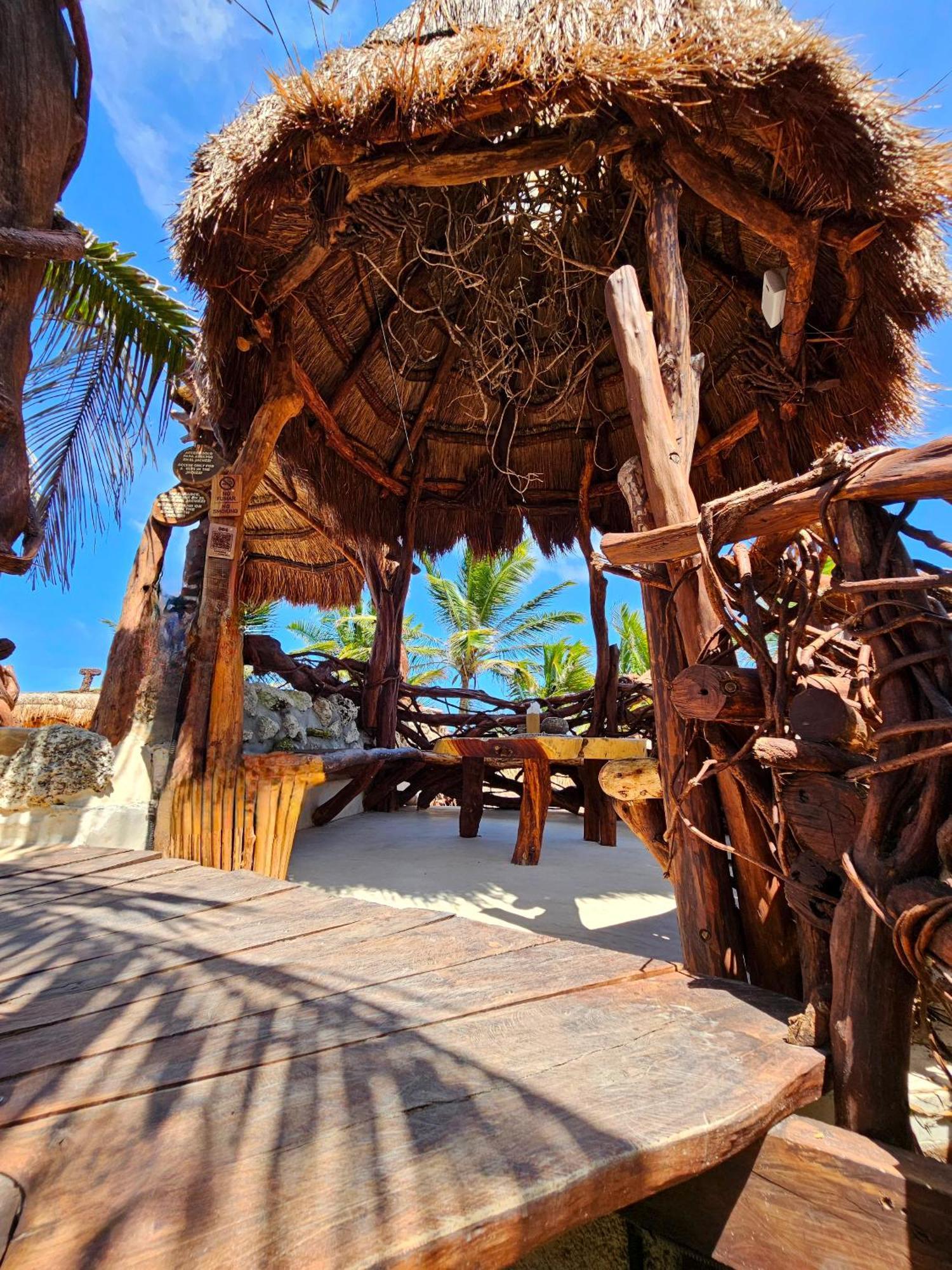 Cabanas Playa Condesa Tulum Bagian luar foto
